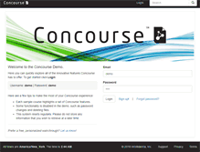 Tablet Screenshot of demo.campusconcourse.com